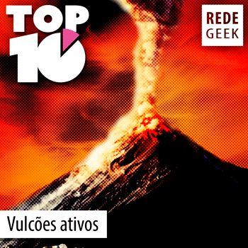 TOP 10 - Vulcões ativos